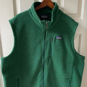 Mens Patagonia Better Sweater Vest Green XXL Excellent Condition